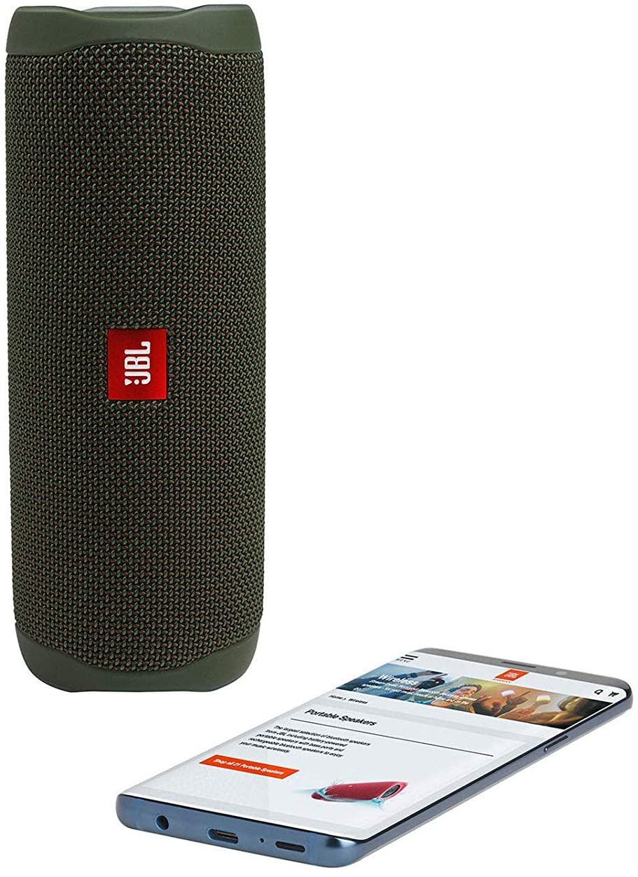 jbl flip 5 waterproof portable bluetooth speaker green