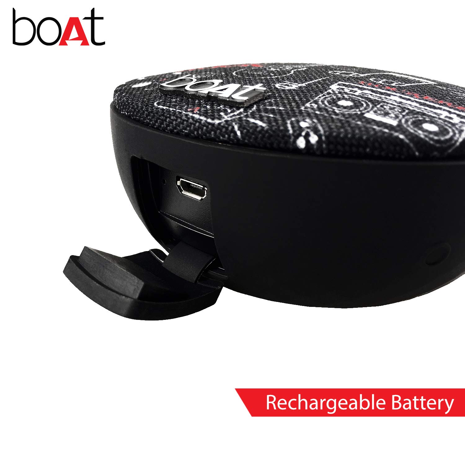 Boat Stone 260 Portable Wireless 4W Speaker with Power Bass, Bluetooth