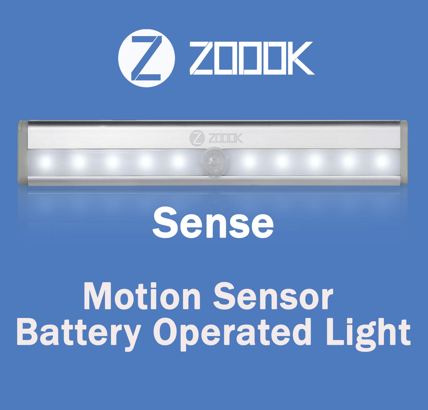 Zoook Sense Motion Sensor LED Light with 10 Led Bulbs and Very Bright