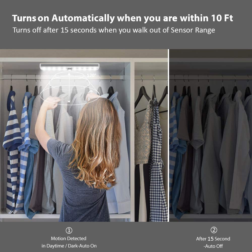 Zoook Sense Motion Sensor LED Light with 10 Led Bulbs and Very Bright