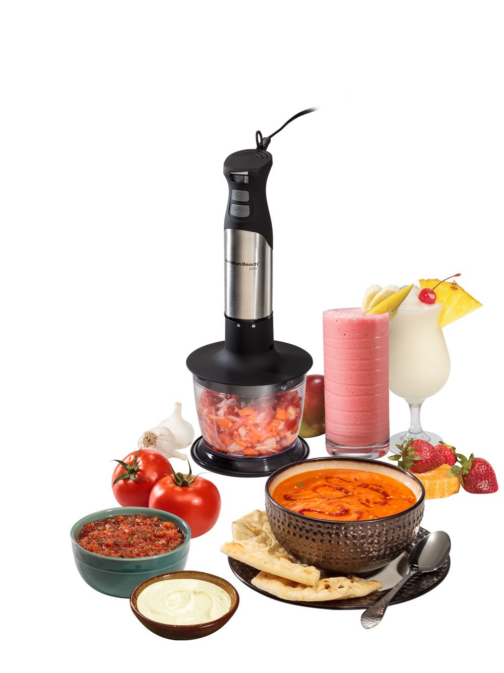 Hamilton Beach Stainless Steel Hand Blender 59769IN 600Watt