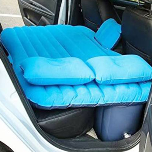 Multifunctional Car Inflatable Bed Set BLUE Car Inflatable in Car Air