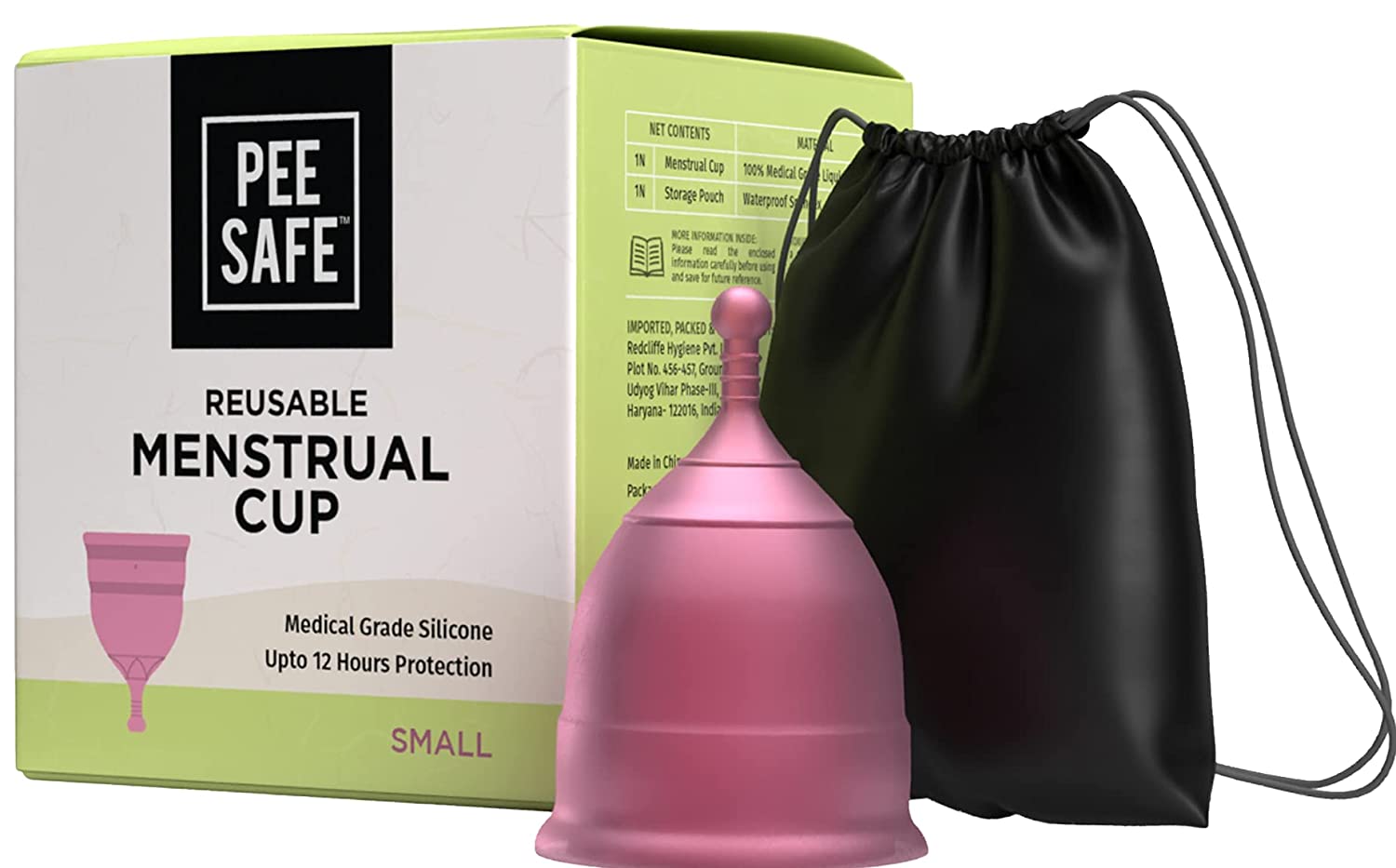 Pee Safe, Reusable Menstrual Cup || Small, (Pack of 1) | Azha Pasa ...