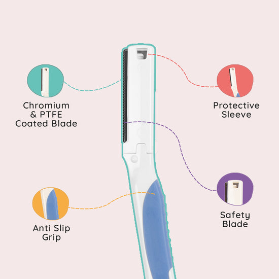 Pee Safe Furr Advanced Nano Coated Face Razor For Chin, Upper Lips ...