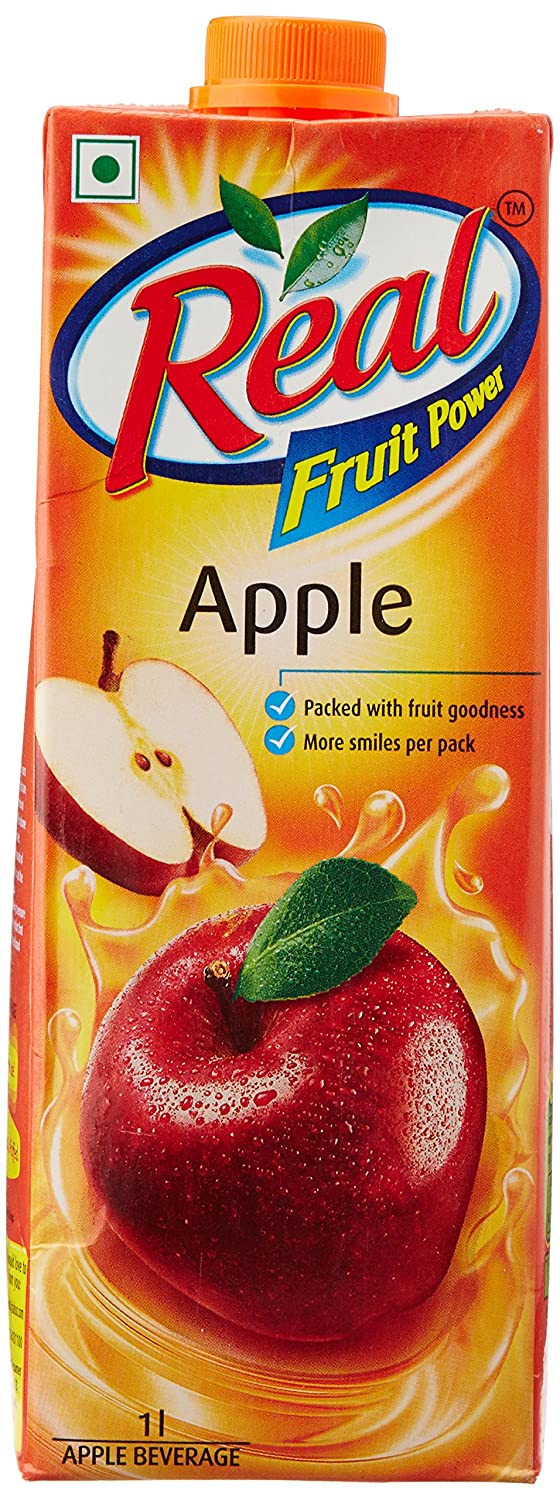 Dabur Real Fruit Power Apple, 1l x 12 @ 100/-