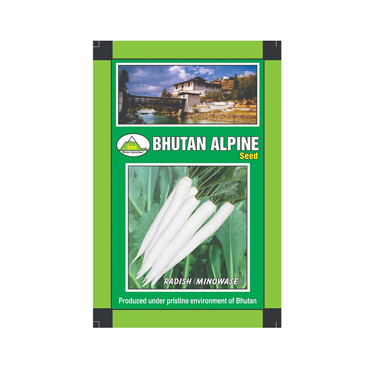 Bhutan Alpine Seed - Radish - Minowase, 10gm