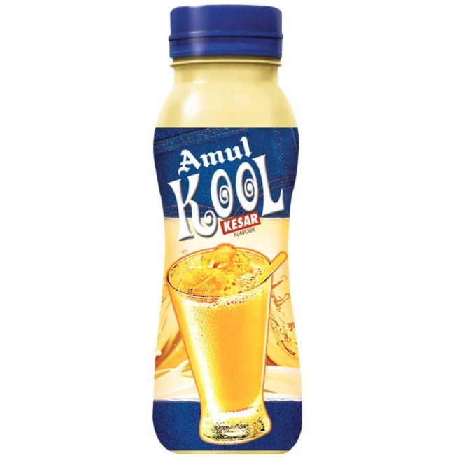 Amul Kool Kesar Flavored Milk 24 bottles x200ml @ Nu. 18.5/- | Azha ...