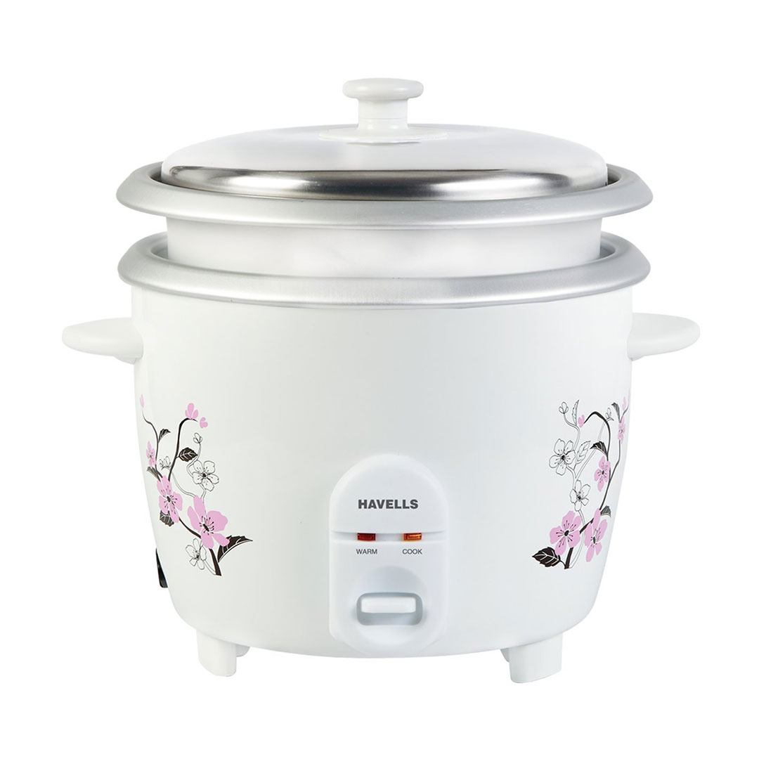 Havells E-Cook Plus 1.8-Litre Rice Cooker (White) | Azha's Chim ...