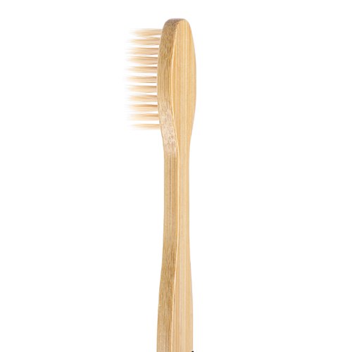 Biodegradable Bamboo Toothbrush S-Curve Handle - Yellow