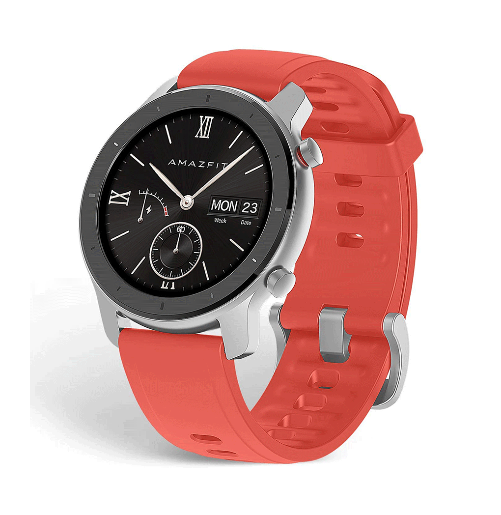 Amazfit Huami GTR Coral Red Smart Watch(42mm)