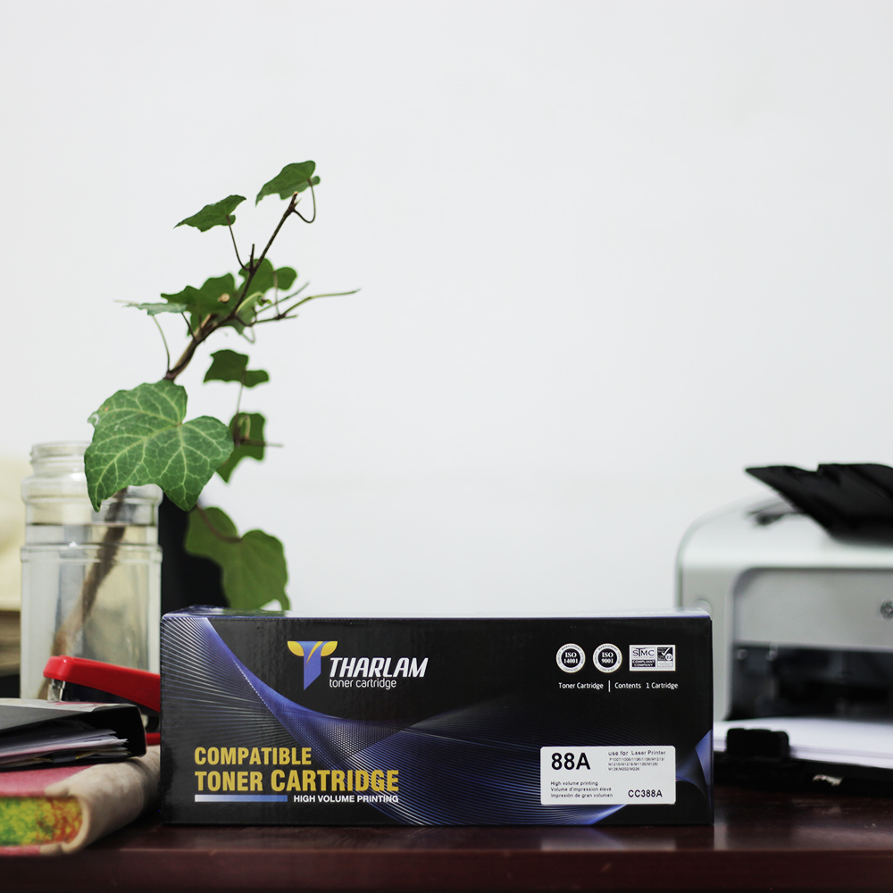 Tharlam Toner Cartridge, Printer Ink - 88A