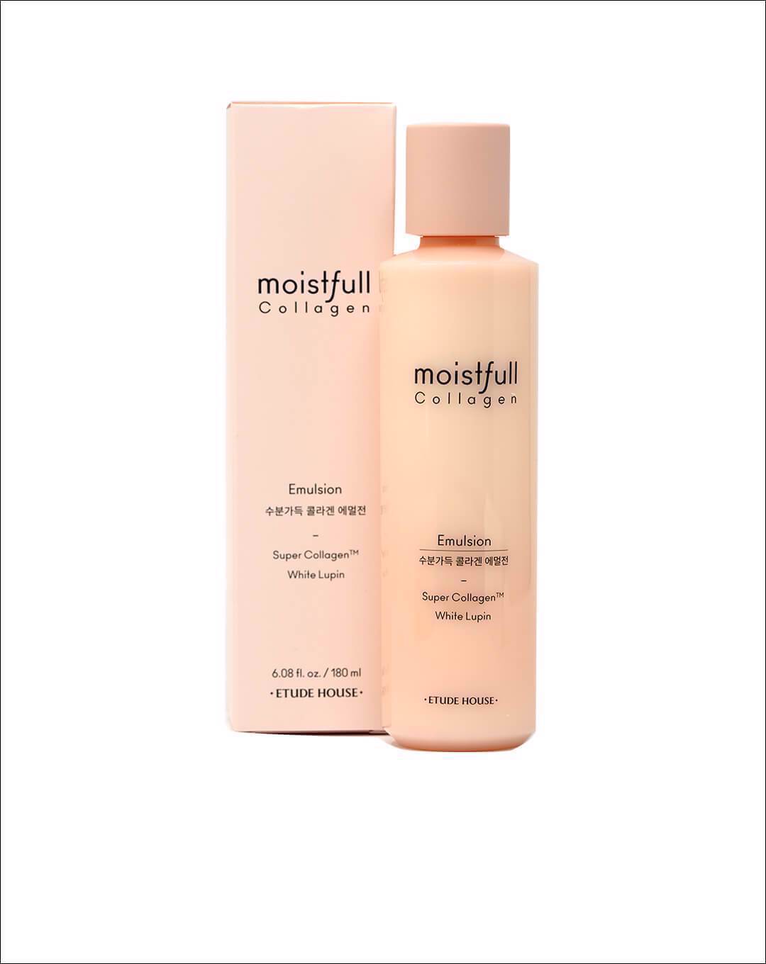 ETUDE HOUSE - Moistful Collagen Emulsion Cream 180ml (6.08 fl. oz) Korean Cosmetics