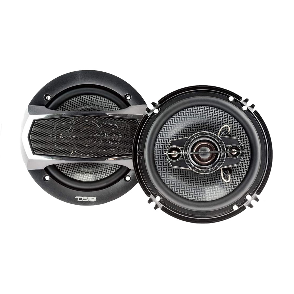 DS18 SLC-N65X Coaxial Speaker - 6.5", 4-Way Speaker, 200W Max Power, 50W RMS, Woofer, 2 Speakers