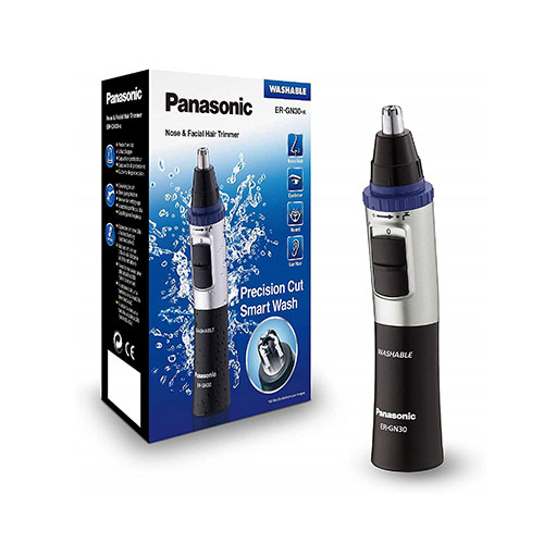 Panasonic ER-GN30 Wet And Dry Electric Nose, Ear And Facial Hair Trimmer For Men