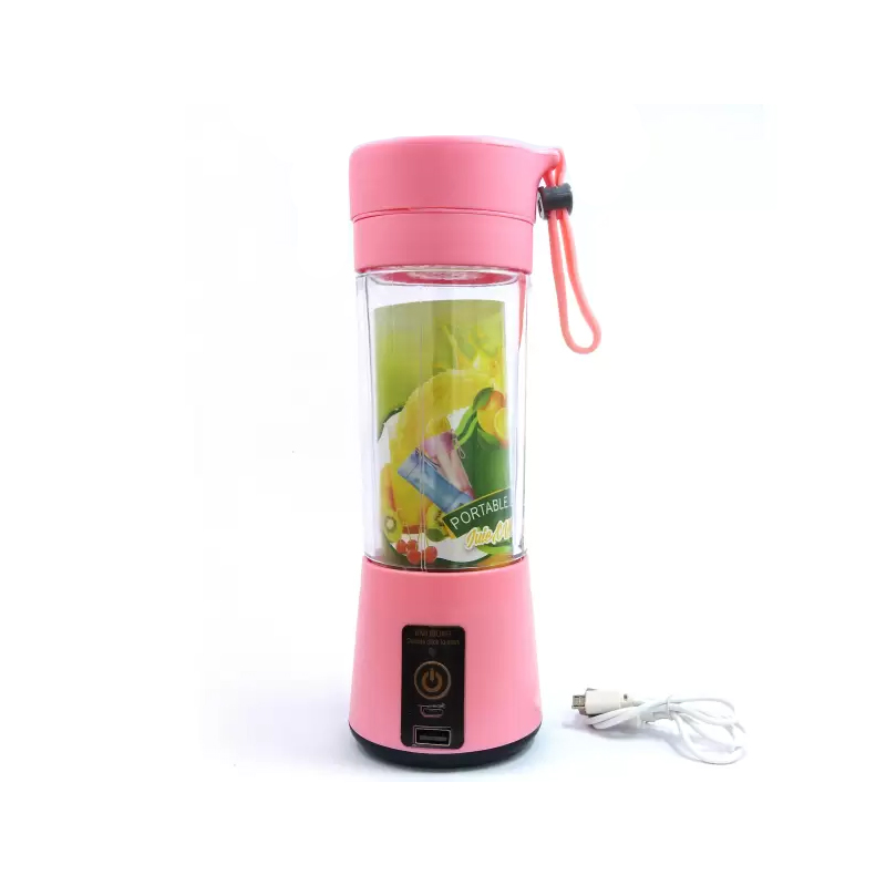 Smart Gadget Juice Cup NG-01  450 Juicer Mixer Grinder (1 Jar, Pink) | USB Charging | Colors : Pink & Purple
