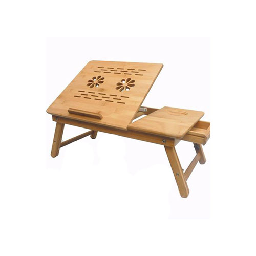 Wooden Portable Laptop Table or Stand With Drawer