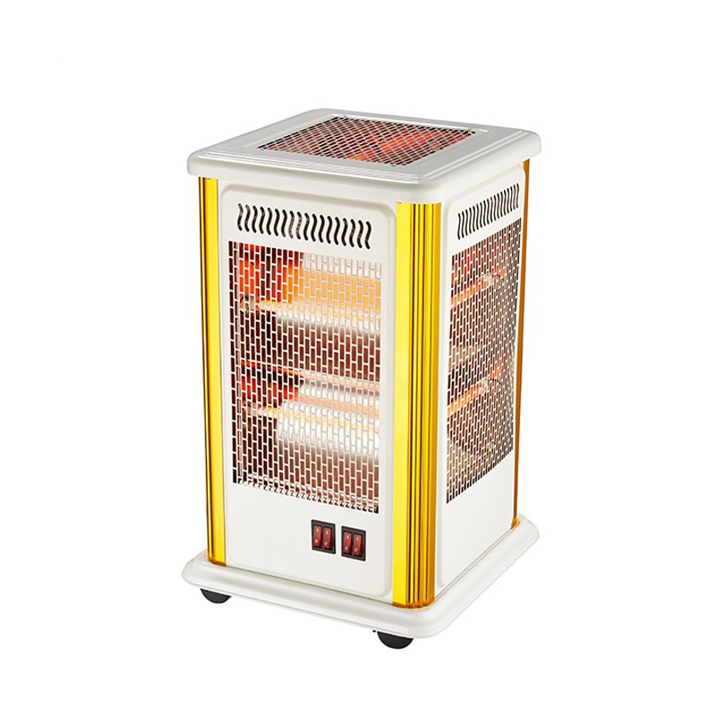 Quartz Heater QT200B Five Sides Heating with Safety Tip-over Switch | Base with Wheel for Easy Moving | 2000W