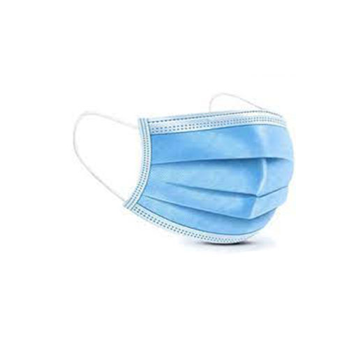 Disposable Medical Face Mask for Adults (50 Pcs Pack) - Blue