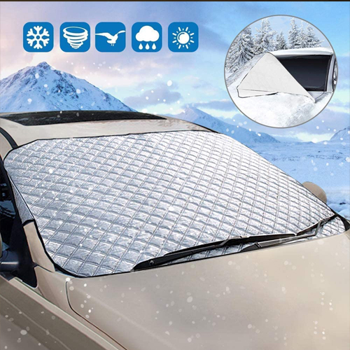 Car Windshield Cover For Protection from Sun, or Ice Frost Snow Formation  on Windshield, (145 x 103 CM Width) with Magnet for Firm Hold, Retail  Babu