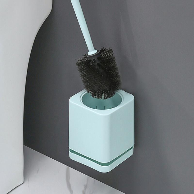 Mumuso Toilet Pot Cleaner Brush with Anti Drip Storage and Slip off for Empty Holder
