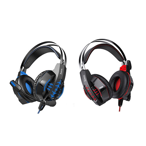 Hoco Headphones “W102 Cool Tour” Gaming Headset | Red