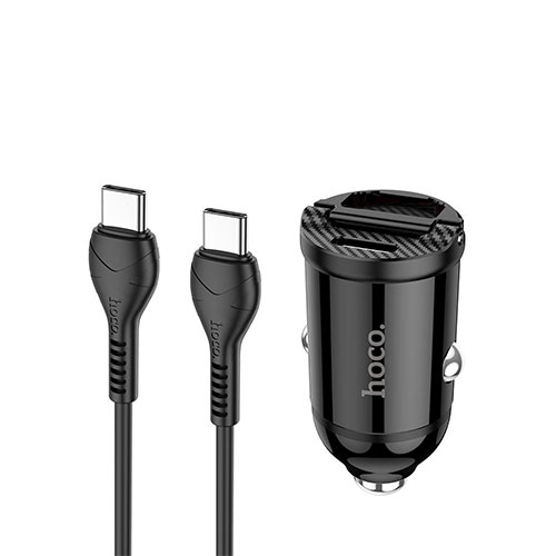 Hoco NZ2 30W QC3.0 Fast Charging Car Set With Type-C To Type-C
