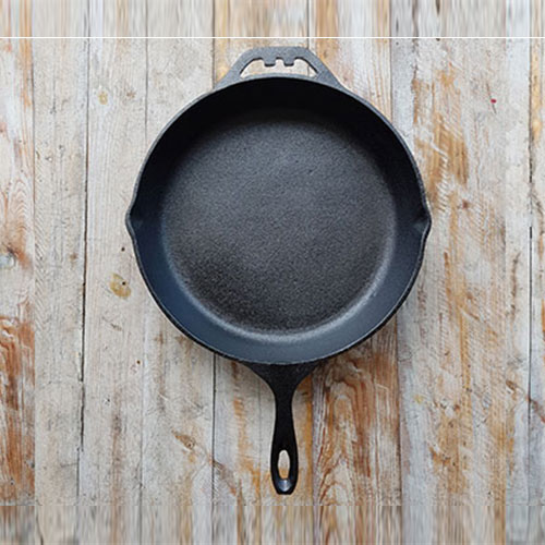 Promotional Offer Konig Pre-Seasoned Cast Iron Pan (12 inch/30 cm.), 3.5kg, Non-Stick & Chemical Free