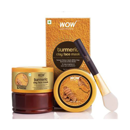 Wow Skin Science Turmeric Clay Face Mask With No Parabens, Sulphate, Mineral Oil & Color | 200ML