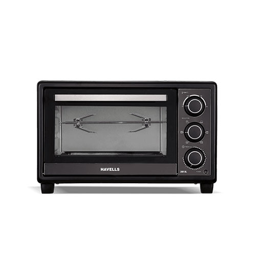 Havells Stainless Steel Oven Toaster Grill OTG 20R, 1380watt, Black