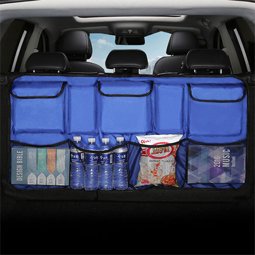 Space Saving Expert Black A Tianle Backseat Trunk Organizer Vehicle Truck 4 Various Pockets for SUV High Capacity Auto Trunk Hanging Storage Bag with Lids