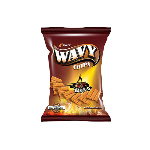 Ifad Wavy Bar-B-Q Chips, 20g