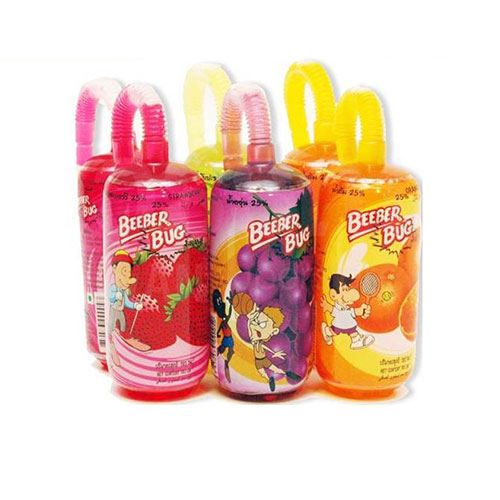 Beeber Bug Mixed Fruit Juice (bottles in a Pack), 180ml.