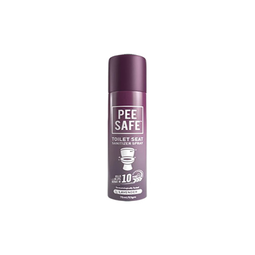 Pee Safe Toilet Seat Sanitizer Spray (300 ml) - Lavender Deodorizer Spray With A Pleasant Fragrance Of Lavender & Travel Friendly
