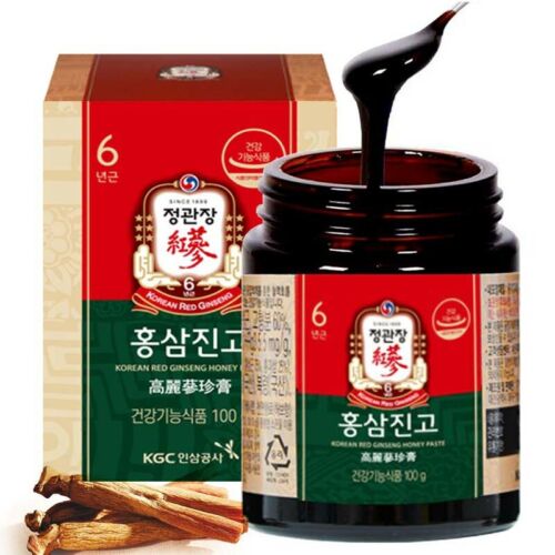 Korean Red Ginseng Extract with Honey, 100g Bottle