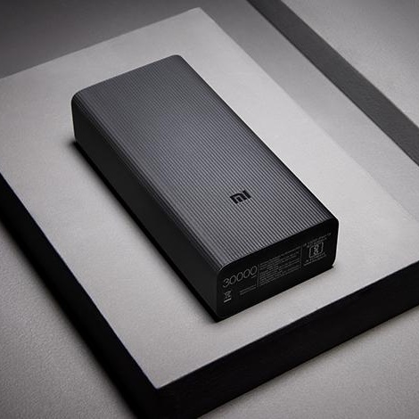 Xiaomi Mi Power Bank - 30000mAh - 18W - High Battery Capacity - Black