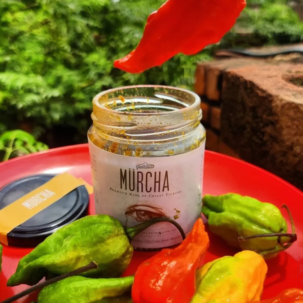 Murcha King Chilli / Ghost Pepper Pickle, Organic Chilli, Premium Quality