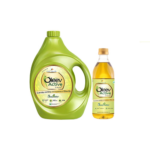 Oleev Active With Goodness of Olive Oil - 5L With 1L Jar Free