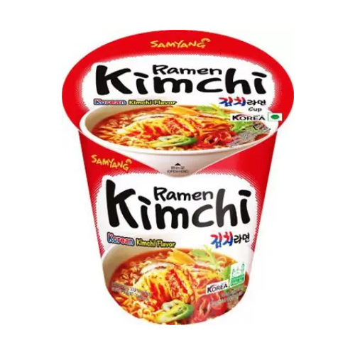 Samyang Korean Instant Cup Noodle - Kimchi Ramen (Kimchi Flavor) - 70g