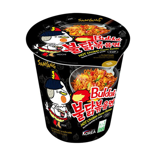 Samyang Instant Cup Noodle - Buldak Hot Chicken Flavor Ramen - 70g