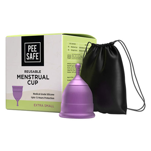 Pee Safe, Reusable Menstrual Cup || Extra Small, (Pack of 1)