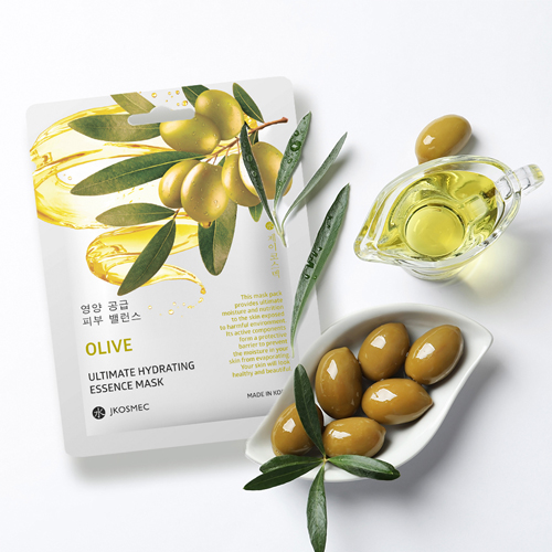 Korean Jkosmec Olive Ultimate Hydrating Essence Mask, 25ml