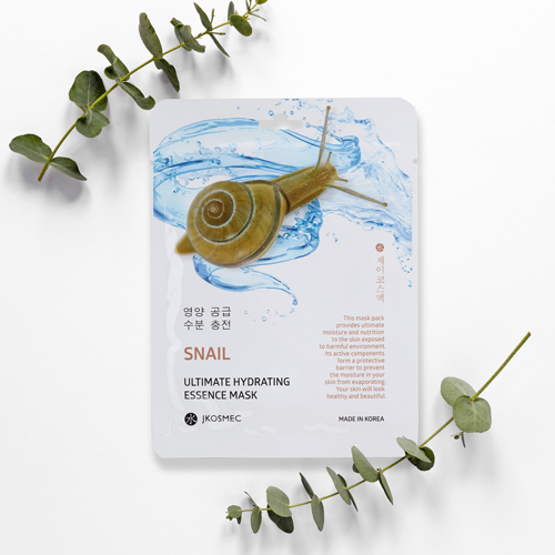 Korean Jkosmec Snail Ultimate Hydrating Essence Mask, 25ml