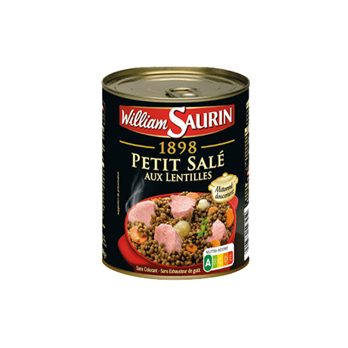 William Saurin, Petit Sale (Pork) With Lentils , 840g (CAB534628)