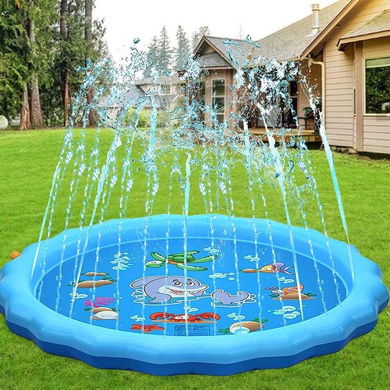 Inflatable Water Spray Mat For Kids