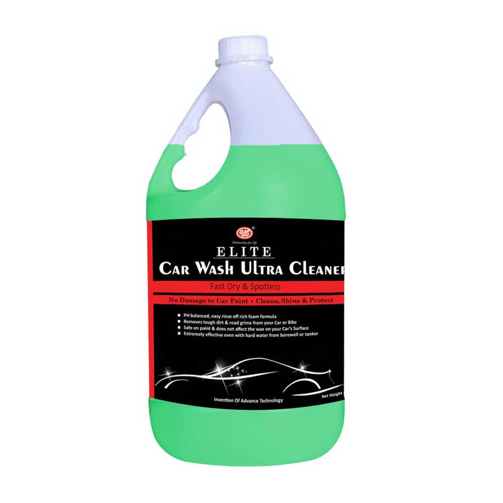 UE Elite Car Wash Ultra Cleaner- Fast Dry & Spotless - No Damage To Car Paint - 5L