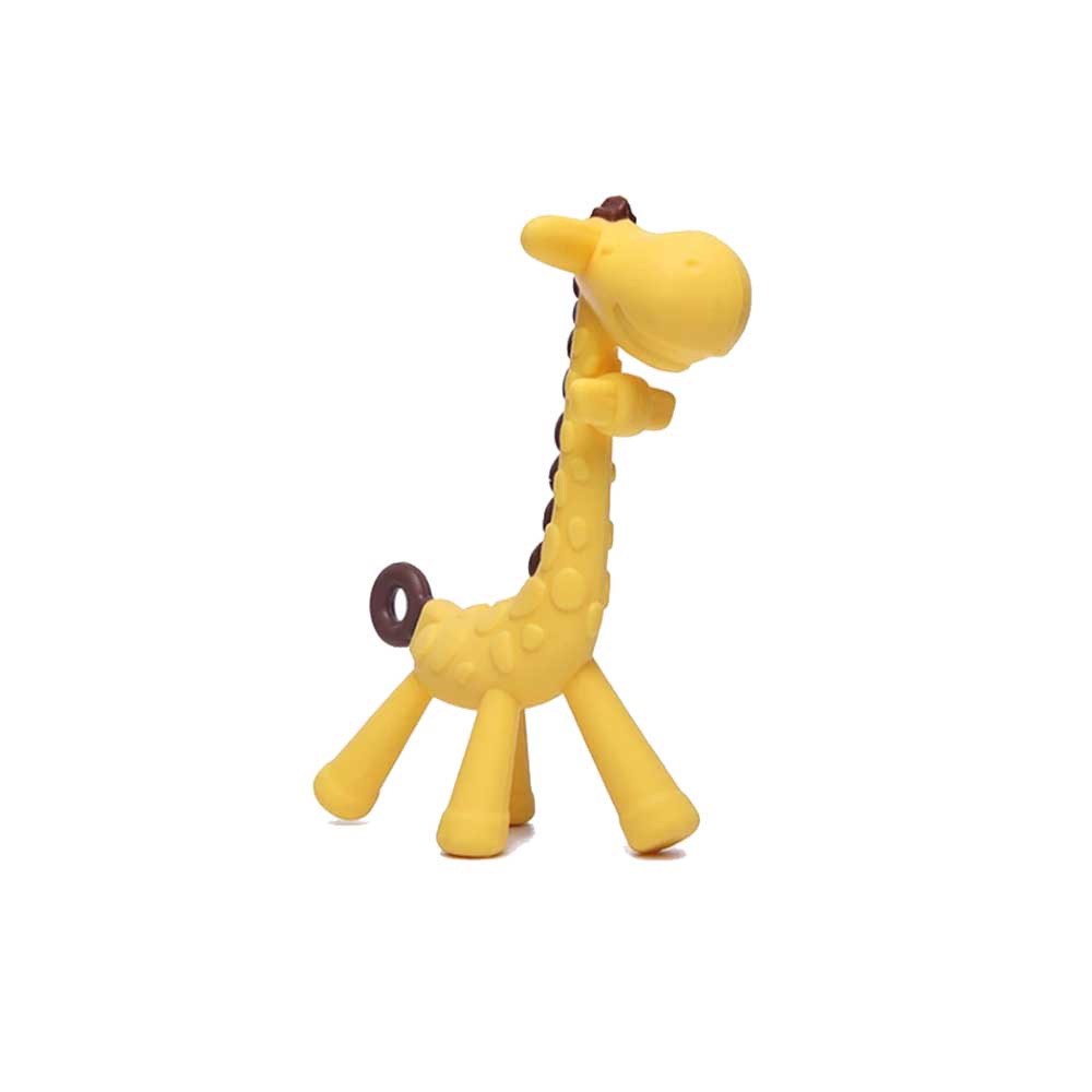 Giraffe Baby Chewing Toy - Yellow