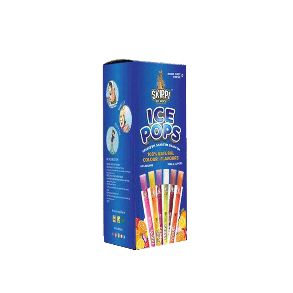 Skippi Ice Pops Box - 12pcs - 6 Flavours