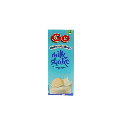 Go UHT Thick-A-Licious Vanilla Milk Shake, 180ml