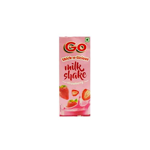 Go UHT Thick-A-Licious Strawberry Milk Shake, 180ml