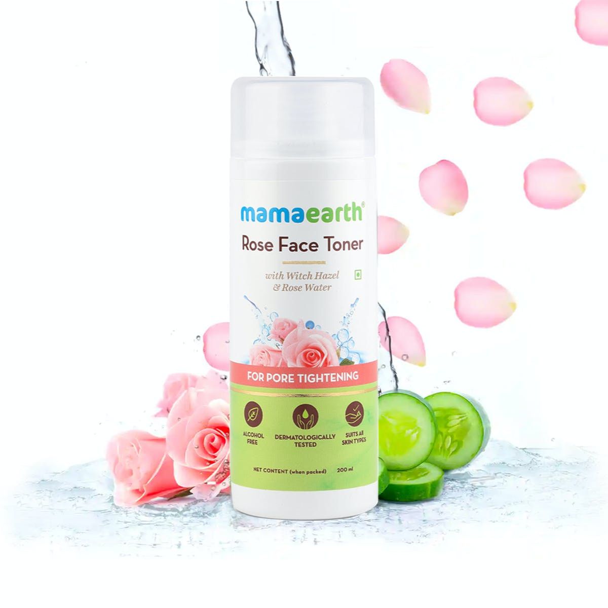 Mamaearth Rose Face Toner With Witch Hazel And Rose